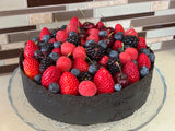 Berries Chocolate Truffle Cake