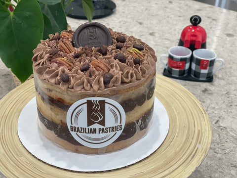 Pecan Expresso Brigadeiro Cake