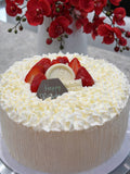 White Chocolate with strawberries