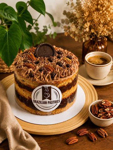 Pecan Expresso Brigadeiro Cake