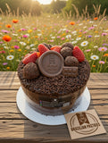 Brigadeiro with Straberries Cake